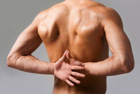 bolečine v hrbtu z cervikalno osteohondrozo