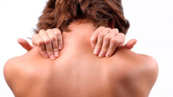 Bolečina in mišični krči z osteohondrozo vratne hrbtenice